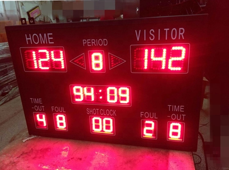 Small Size 600*400mm Wirelss Remote Control Digital Electronic Basketball LED Scoreboard