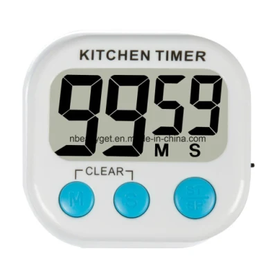 Digitaler Küchentimer mit hochwertiger magnetischer Rückseite zum Kochen, Backen und mehr (LCD-Display, lauter Alarm, Countdown) Esg10223