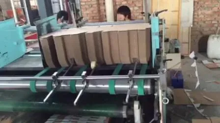 Halbautomatische 1500-Pressfaltklebemaschine für Kartonmaschinen